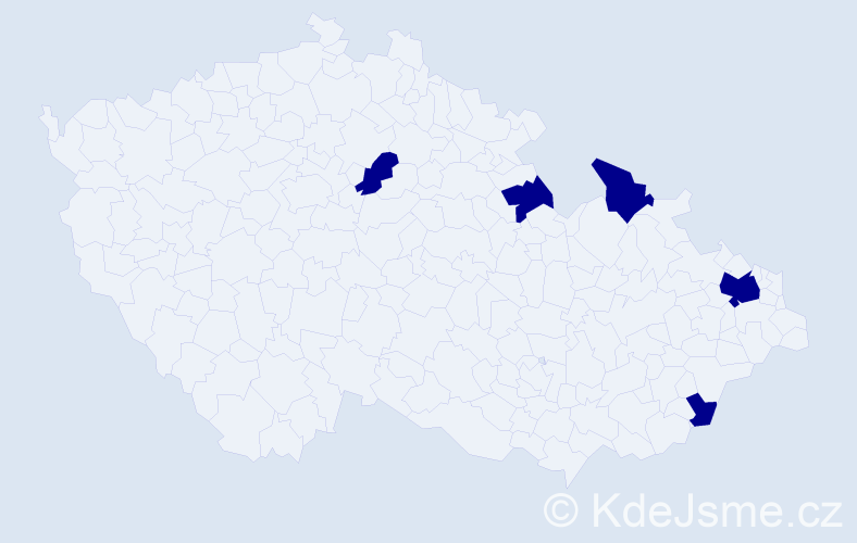 Jméno: 'Viktor Vasylovyč', počet výskytů 5 v celé ČR
