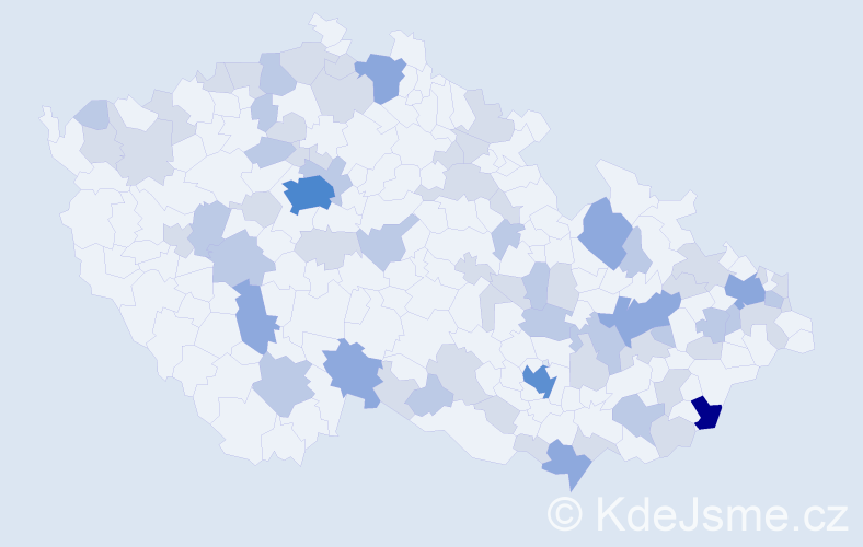 Jméno: 'Jarolím', počet výskytů 138 v celé ČR
