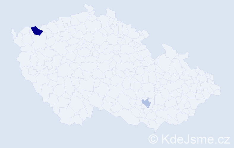 Jméno: 'Hong Manh', počet výskytů 2 v celé ČR