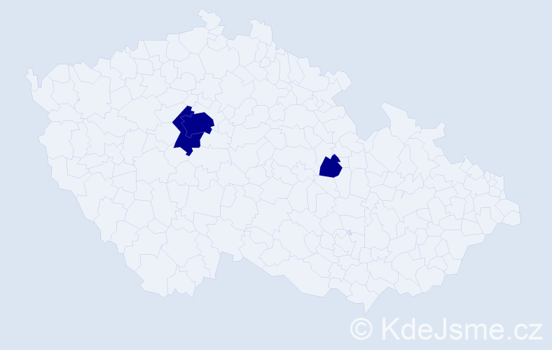 Jméno: 'Stephen David', počet výskytů 3 v celé ČR
