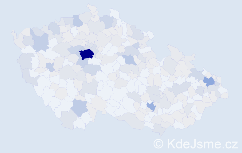 Jméno: 'Galina', počet výskytů 510 v celé ČR