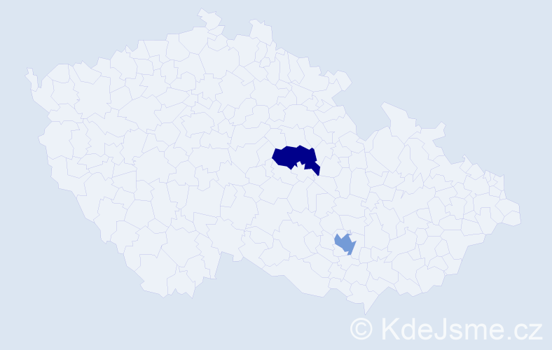 Jméno: 'Xuan Huan', počet výskytů 2 v celé ČR
