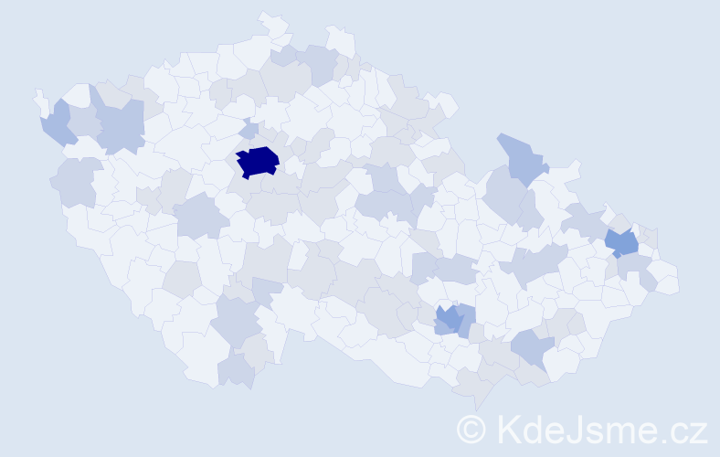 Jméno: 'Nika', počet výskytů 146 v celé ČR