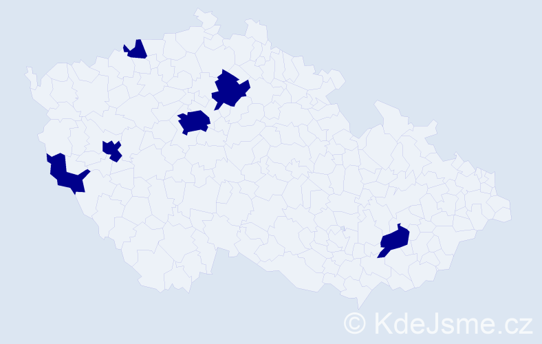 Jméno: 'Trong Binh', počet výskytů 6 v celé ČR