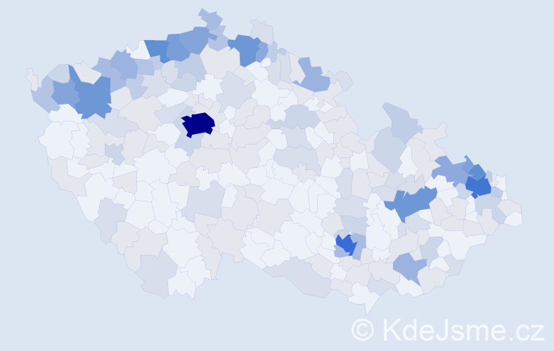 Jméno: 'Margit', počet výskytů 452 v celé ČR