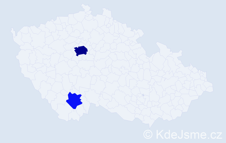 Jméno: 'Orkhan', počet výskytů 9 v celé ČR