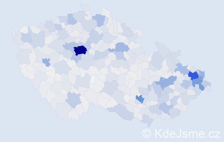 Jméno: 'Taťána', počet výskytů 5006 v celé ČR