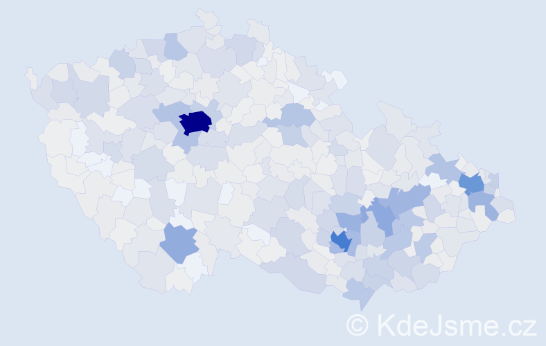 Jméno: 'Zita', počet výskytů 1601 v celé ČR
