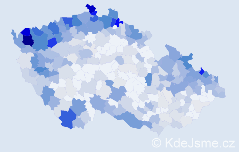 Jméno: 'Walter', počet výskytů 931 v celé ČR