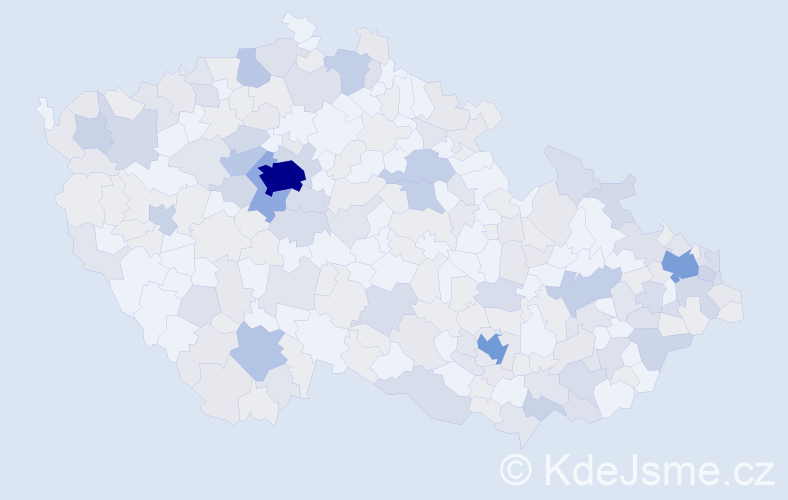 Jméno: 'Isabela', počet výskytů 566 v celé ČR