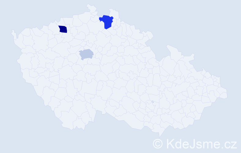 Jméno: 'Van Khien', počet výskytů 3 v celé ČR
