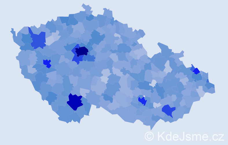 Jméno: 'Magdalena', počet výskytů 10326 v celé ČR