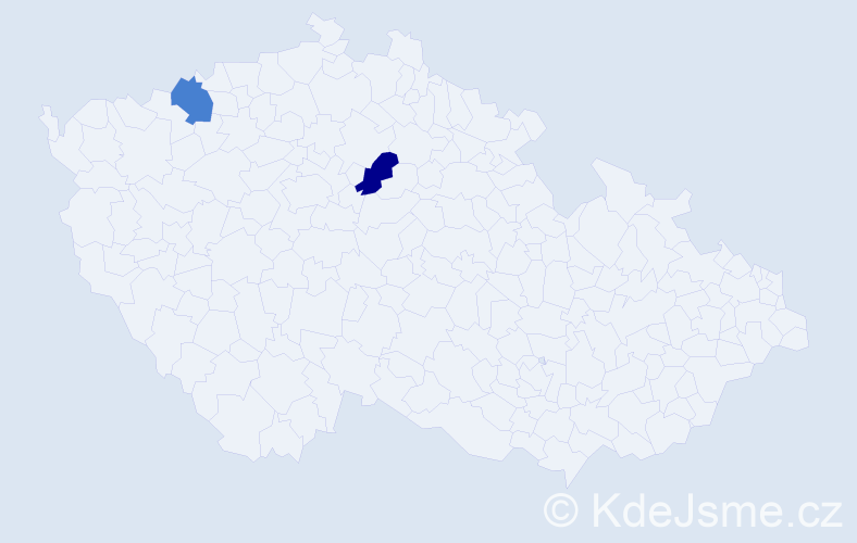 Jméno: 'Sokrates', počet výskytů 2 v celé ČR