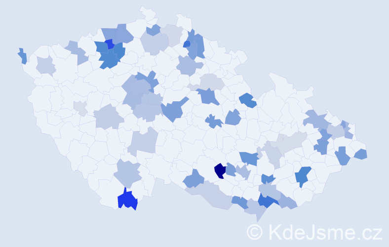 Jméno: 'Ria', počet výskytů 113 v celé ČR