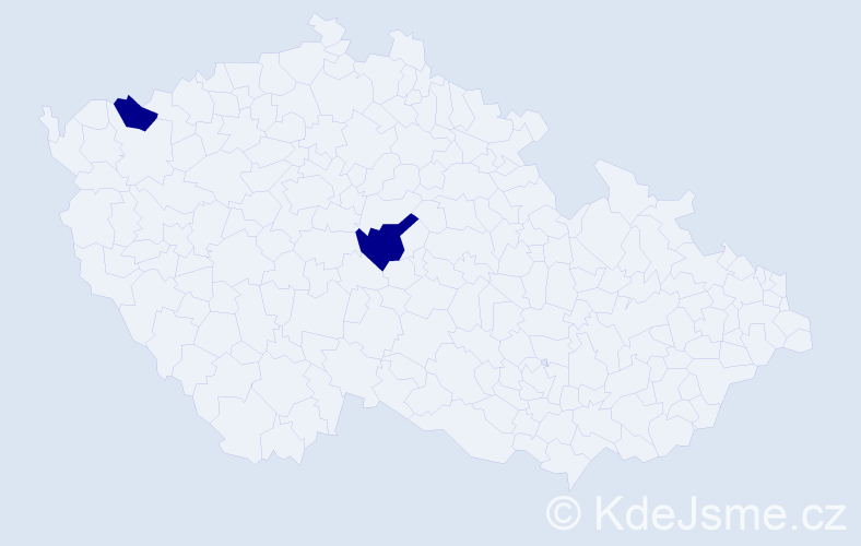 Jméno: 'Hoang Hieu', počet výskytů 2 v celé ČR