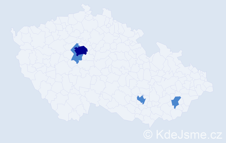 Jméno: 'Mariem', počet výskytů 6 v celé ČR
