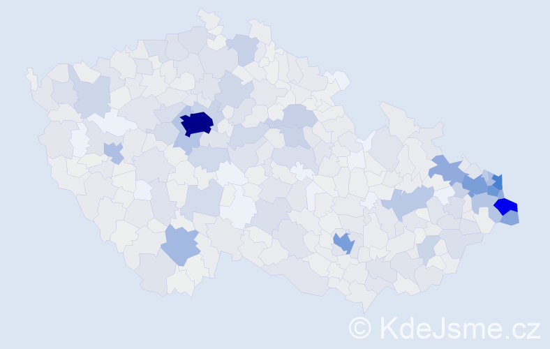 Jméno: 'Vanda', počet výskytů 3247 v celé ČR