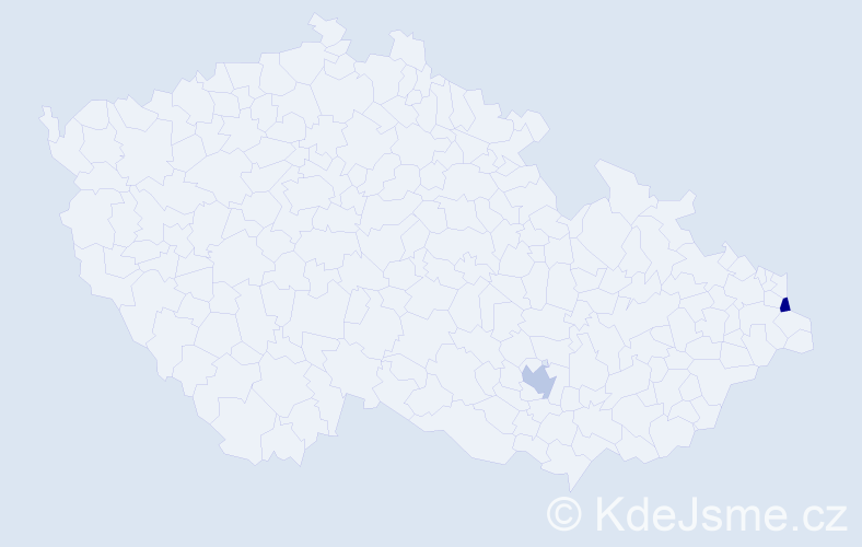 Jméno: 'Alexander Josef', počet výskytů 2 v celé ČR