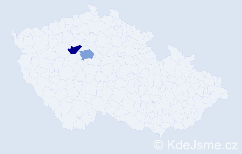 Jméno: 'Rijad', počet výskytů 3 v celé ČR