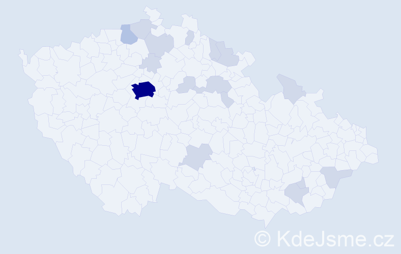 Jméno: 'Marijana', počet výskytů 32 v celé ČR