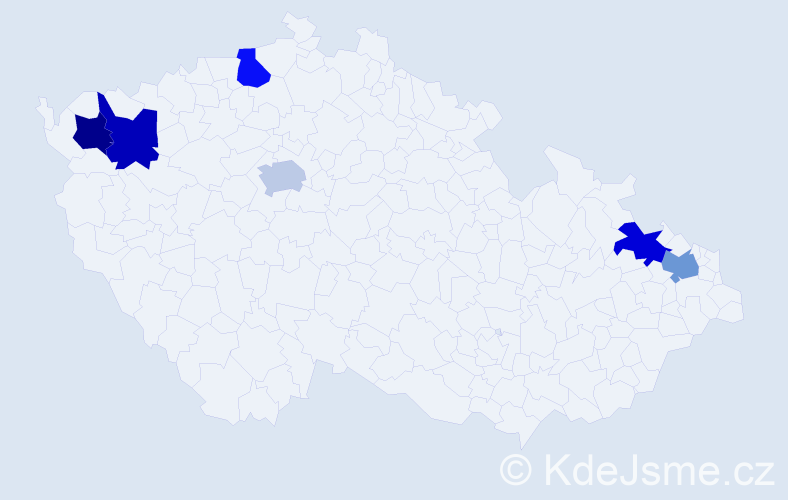 Jméno: 'Edelgard', počet výskytů 6 v celé ČR