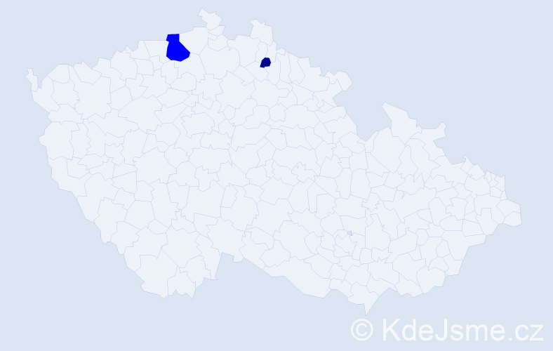Jméno: 'Riane', počet výskytů 3 v celé ČR