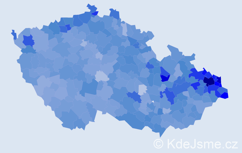 Jméno: 'Žaneta', počet výskytů 8938 v celé ČR