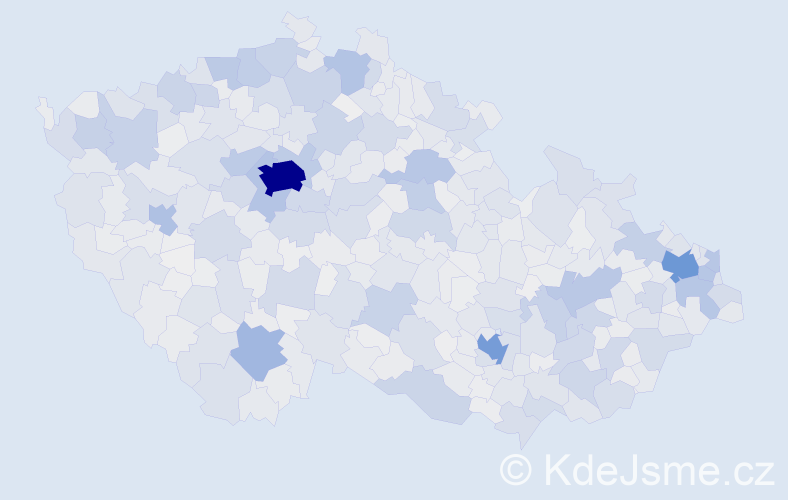 Jméno: 'Dominika', počet výskytů 11455 v celé ČR