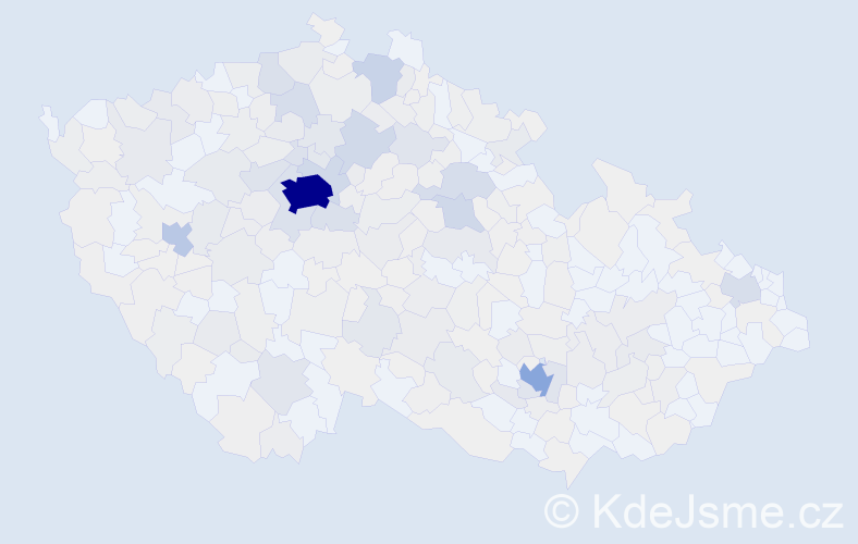 Jméno: 'Petro', počet výskytů 1716 v celé ČR