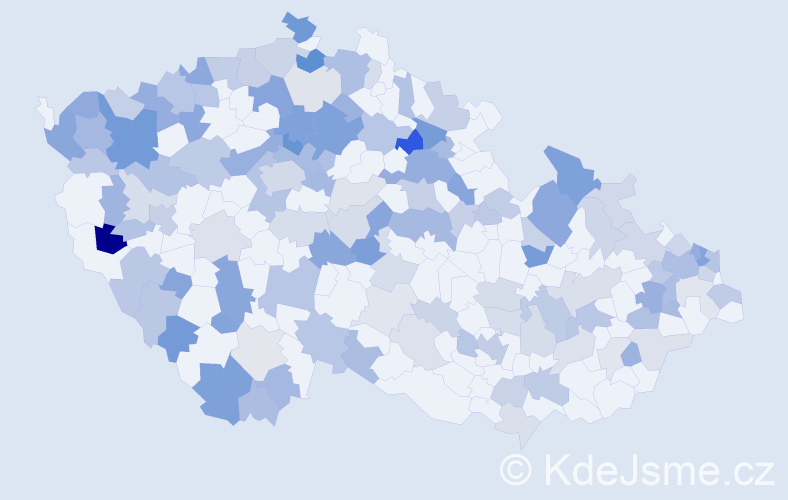 Jméno: 'Ludovít', počet výskytů 275 v celé ČR