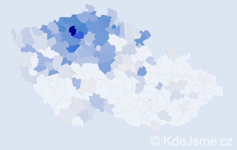 Jméno: 'Zděnek', počet výskytů 622 v celé ČR