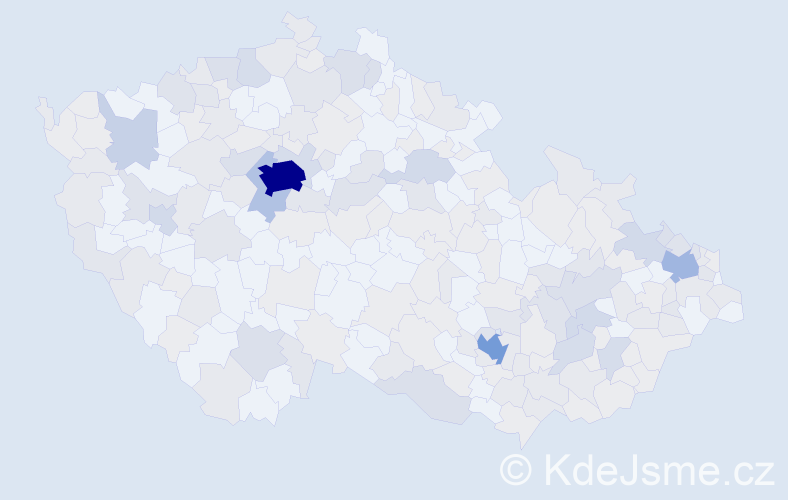 Jméno: 'Sophie', počet výskytů 486 v celé ČR
