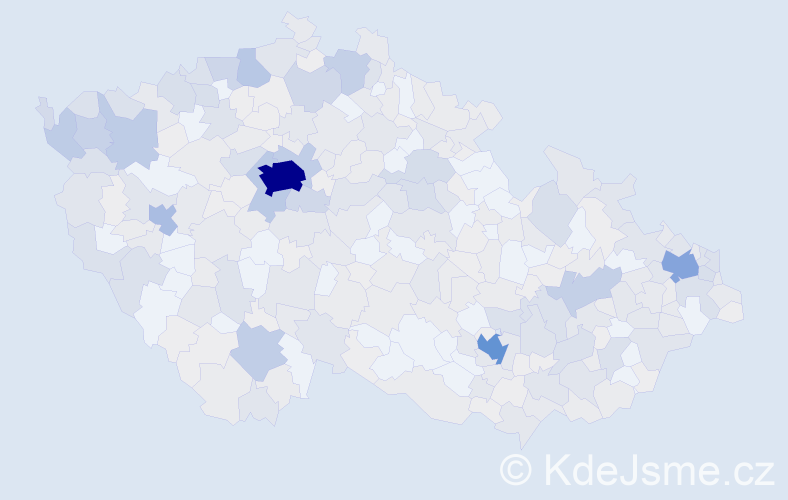 Jméno: 'Sarah', počet výskytů 979 v celé ČR