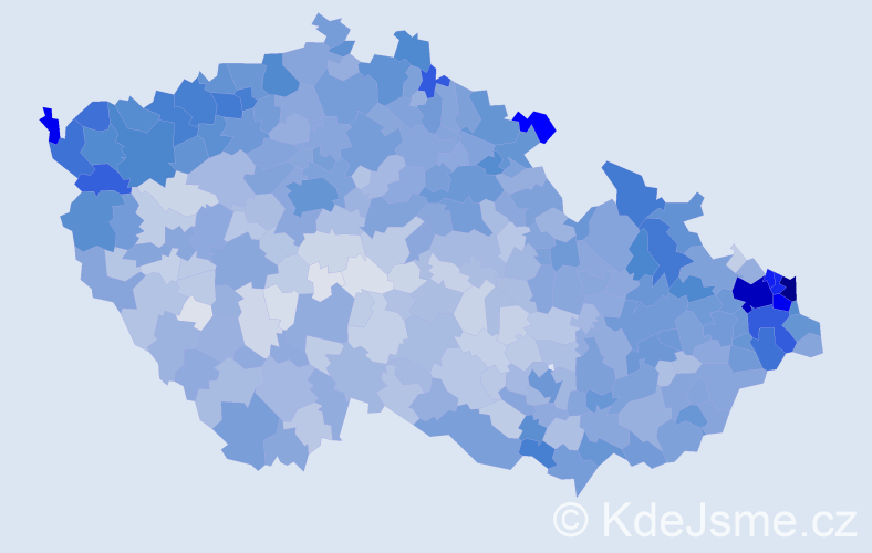 Jméno: 'Mária', počet výskytů 10908 v celé ČR