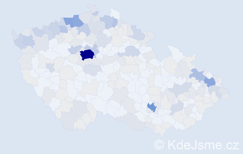 Jméno: 'Sonja', počet výskytů 487 v celé ČR