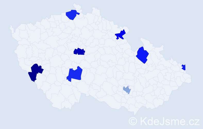 Jméno: 'Marek Adam', počet výskytů 8 v celé ČR