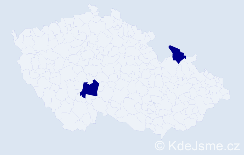 Jméno: 'Markus Michael', počet výskytů 2 v celé ČR