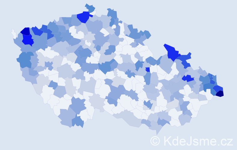 Jméno: 'Leon', počet výskytů 547 v celé ČR