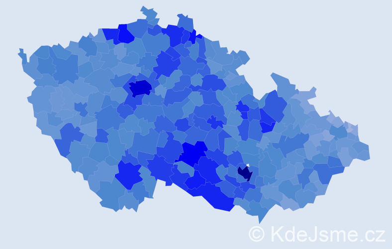 Jméno: 'Dana', počet výskytů 51259 v celé ČR