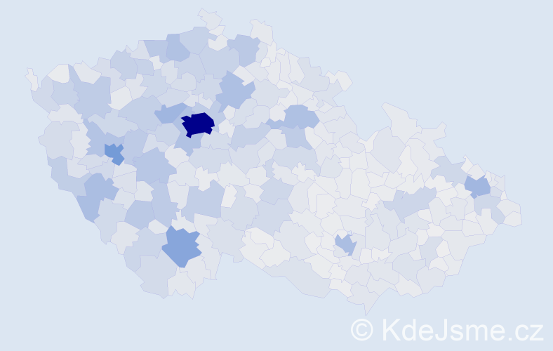 Jméno: 'Václav', počet výskytů 132948 v celé ČR