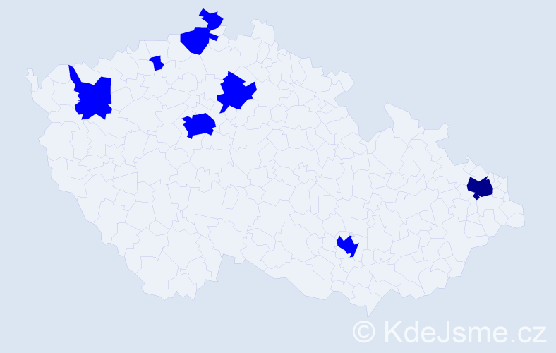Jméno: 'Thi Quynh Anh', počet výskytů 9 v celé ČR