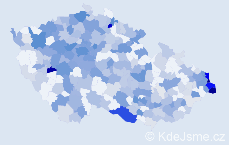 Jméno: 'Zbyšek', počet výskytů 793 v celé ČR