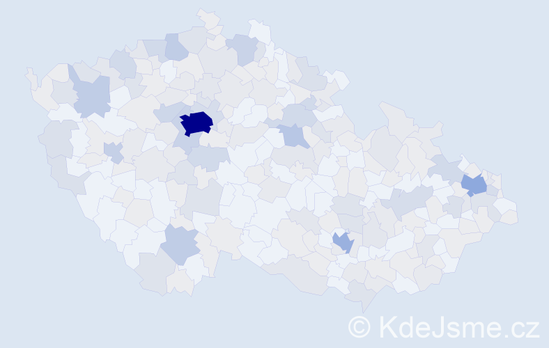Jméno: 'Galina', počet výskytů 523 v celé ČR