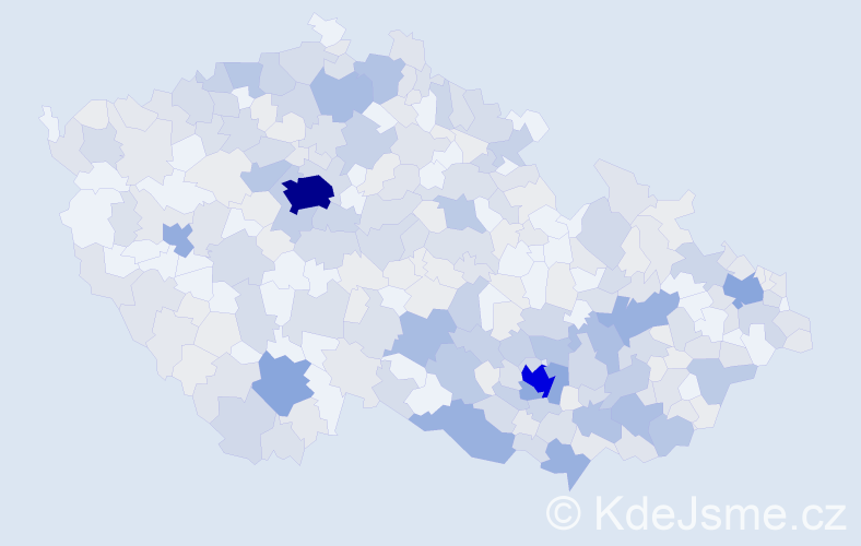 Jméno: 'Ctibor', počet výskytů 926 v celé ČR