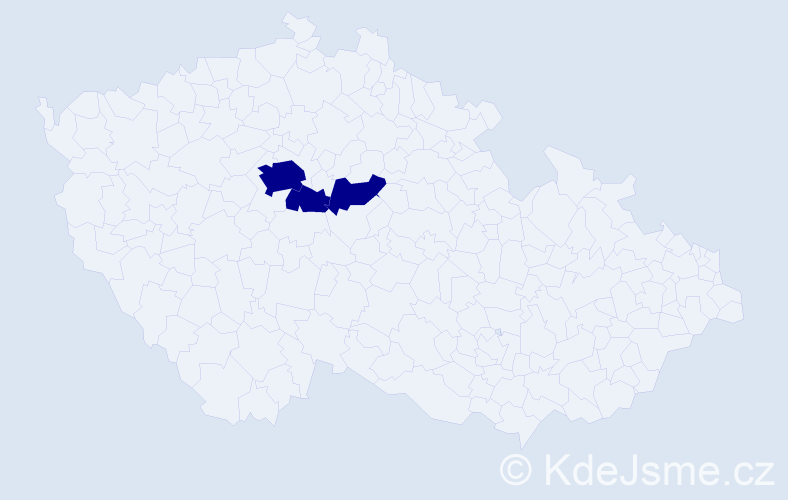 Jméno: 'Demian', počet výskytů 3 v celé ČR