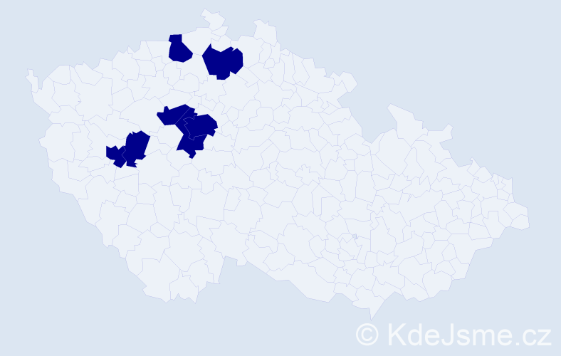 Jméno: 'Trong Cuong', počet výskytů 7 v celé ČR
