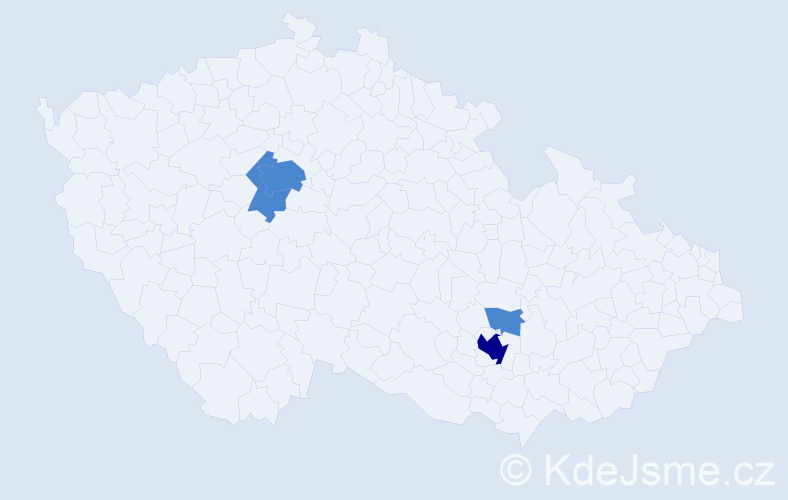 Jméno: 'Caroline Elizabeth', počet výskytů 6 v celé ČR