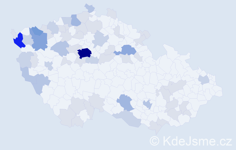 Jméno: 'Tu', počet výskytů 138 v celé ČR