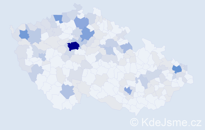 Jméno: 'Sergej', počet výskytů 305 v celé ČR