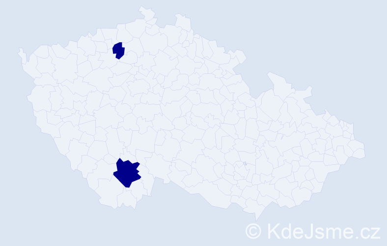 Jméno: 'Jürgen Josef', počet výskytů 2 v celé ČR